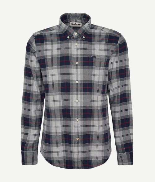 Barbour kyeloch overhemd ruit blauw grijs
