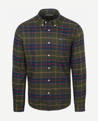 Barbour kyeloch overhemd ruit donkergroen
