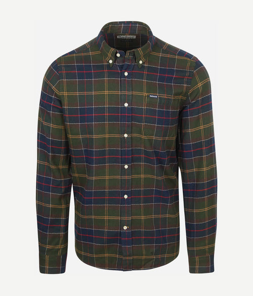 Barbour kyeloch overhemd ruit donkergroen