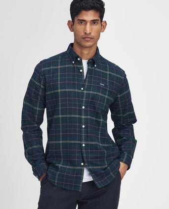 Barbour kyeloch overhemd ruit donkergroen