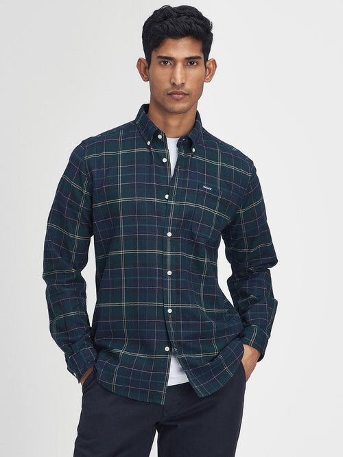 Barbour kyeloch overhemd ruit donkergroen
