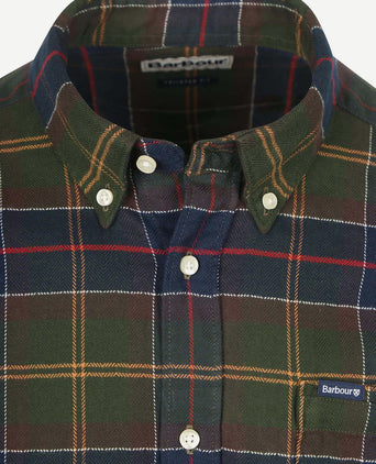 Barbour kyeloch overhemd ruit donkergroen