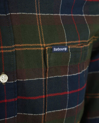 Barbour kyeloch overhemd ruit donkergroen