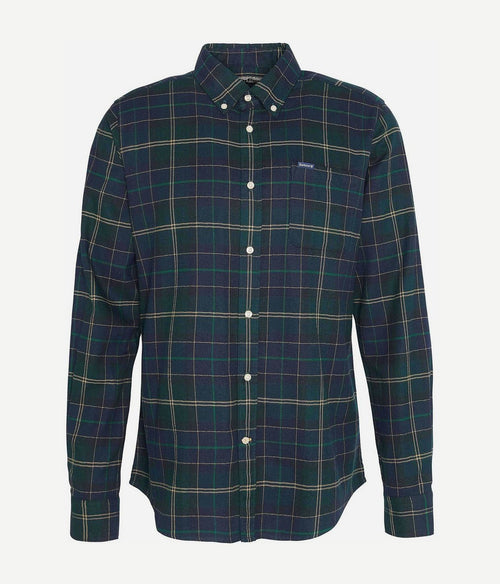 Barbour kyeloch overhemd ruit donkergroen