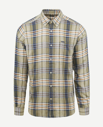 Barbour laneskin overhemd ruit groen