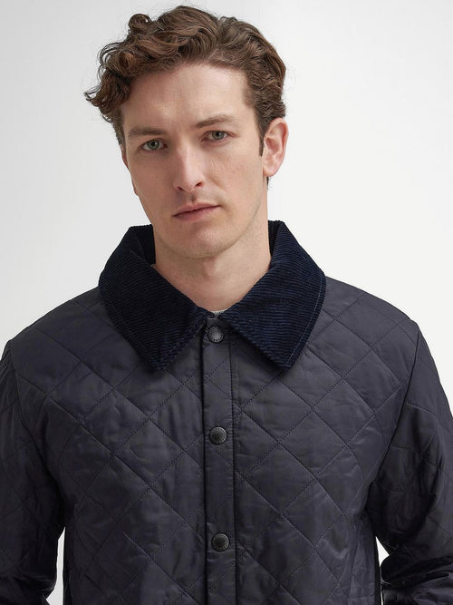 Barbour Liddesdale jas donkerblauw | Regular-fit