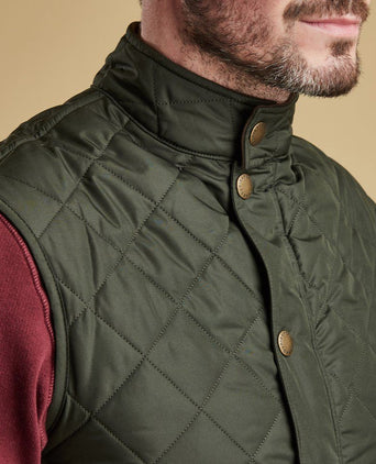 Barbour lowerdale gilet donkergroen
