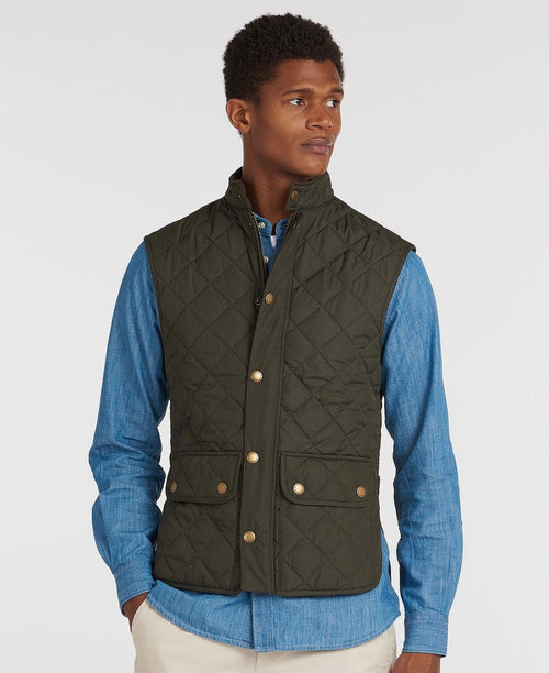 Barbour lowerdale gilet donkergroen