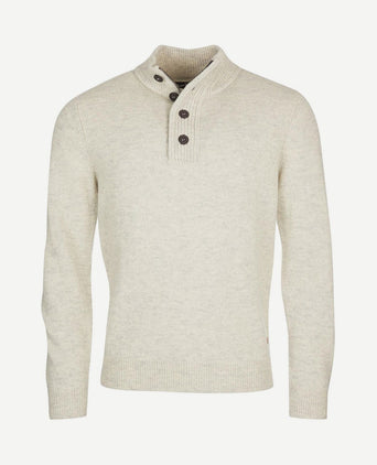 Mocker trui merinowol lichtbeige
