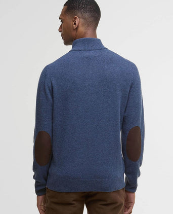 Barbour mocker trui wol indigo | Regular-fit