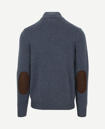 Mocker trui wol indigo