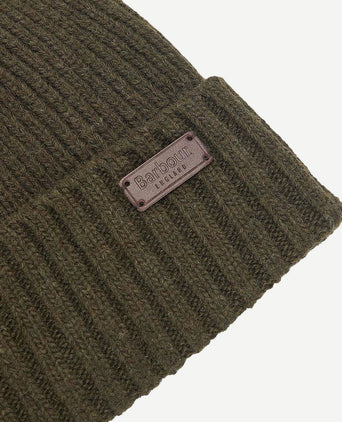 Barbour muts carlton wol donkergroen