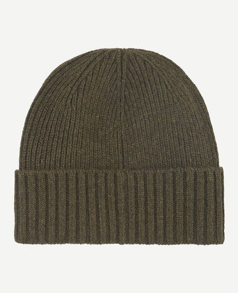 Barbour muts carlton wol donkergroen