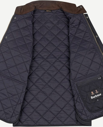 New lowerdale gilet donkerblauw