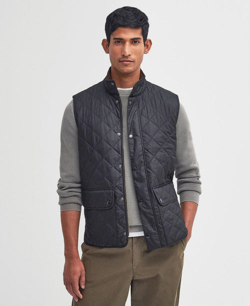 Barbour new lowerdale gilet donkerblauw
