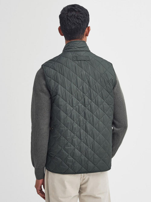Barbour new lowerdale gilet sage groen