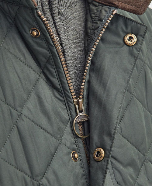 Barbour new lowerdale gilet sage groen