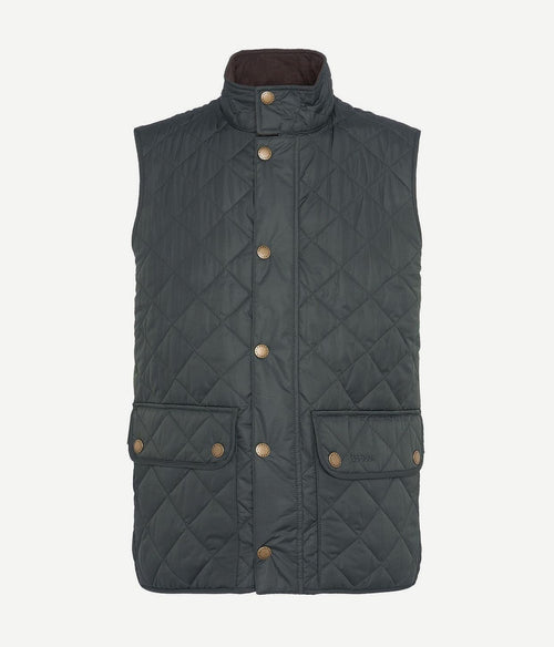 Barbour new lowerdale gilet sage groen