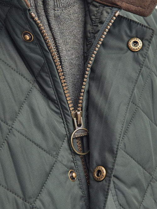 Barbour new lowerdale gilet sage groen