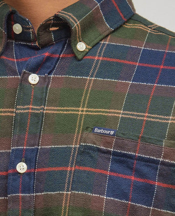 Barbour kyeloch overhemd ruit donkergroen