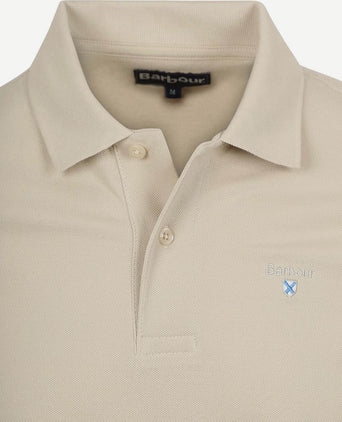 Pique polo beige
