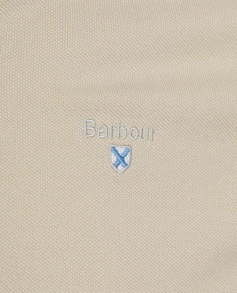 Barbour pique polo beige