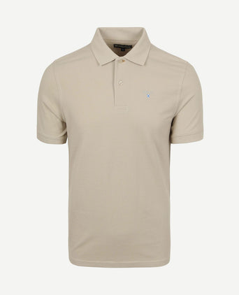 Pique polo beige