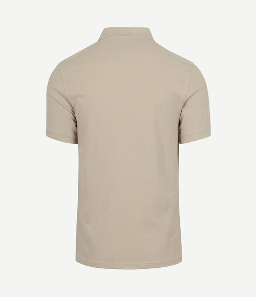 Pique polo beige