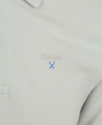 Pique polo haze blauw