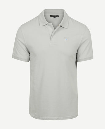 Pique polo haze blauw