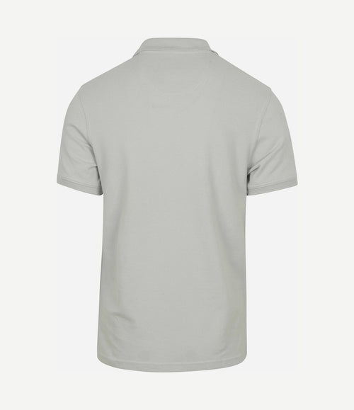 Pique polo haze blauw