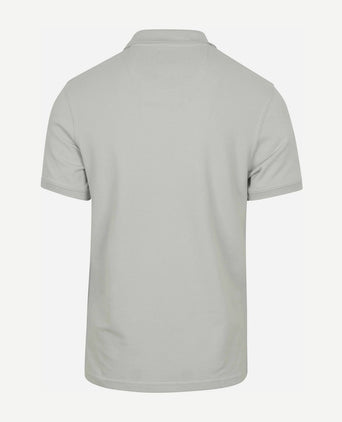Pique polo haze blauw