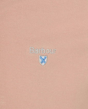 Barbour pique polo lichtroze