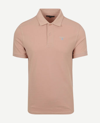 Barbour pique polo lichtroze
