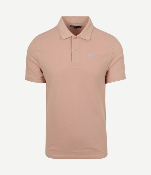 Pique polo lichtroze