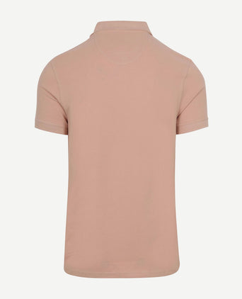 Barbour pique polo lichtroze