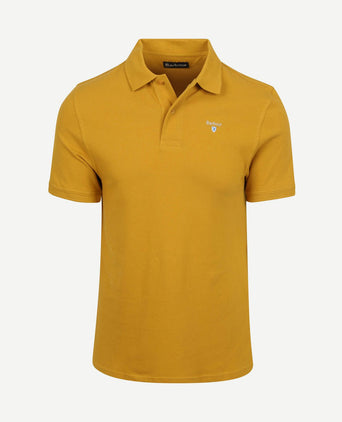 Pique polo ochre geel