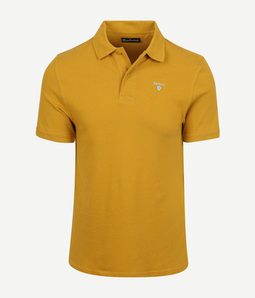 Pique polo ochre geel