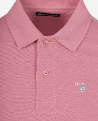 Pique polo true roze