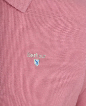 Pique polo true roze