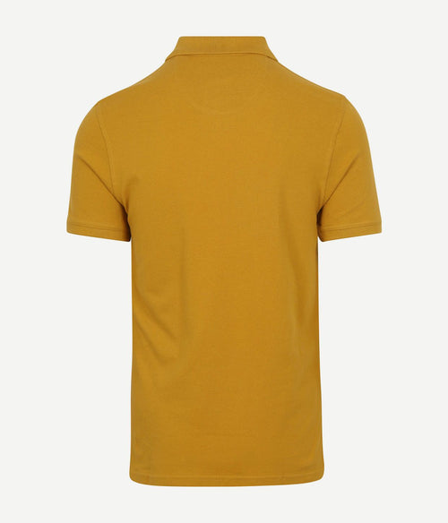 Pique polo ochre geel