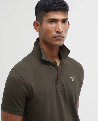 Basic polo legergroen