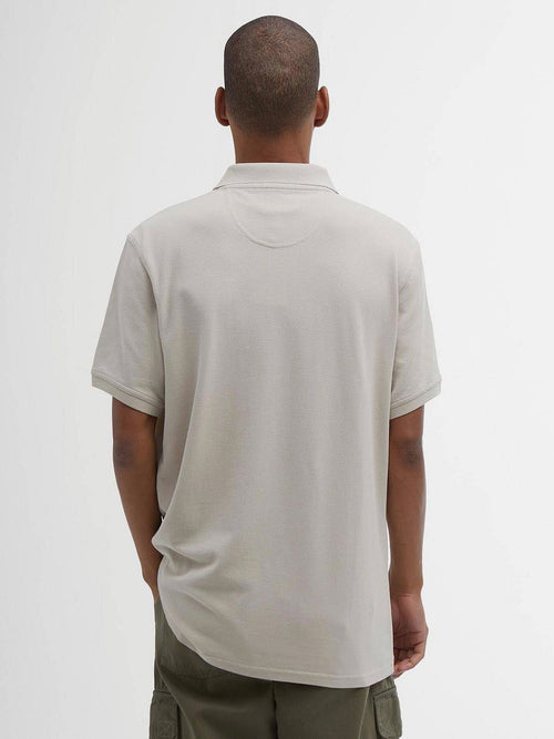 Pique polo beige