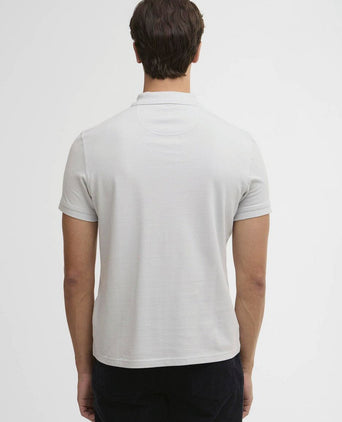 Pique polo haze blauw