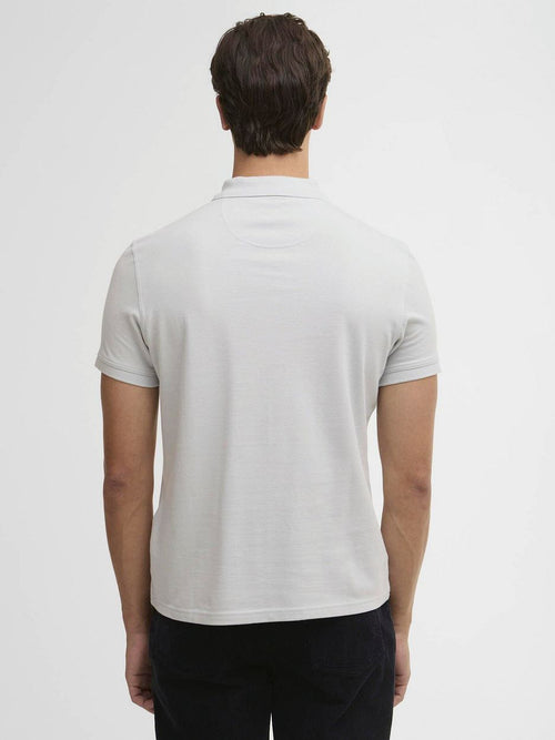 Pique polo haze blauw