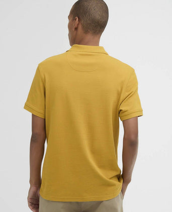 Pique polo ochre geel
