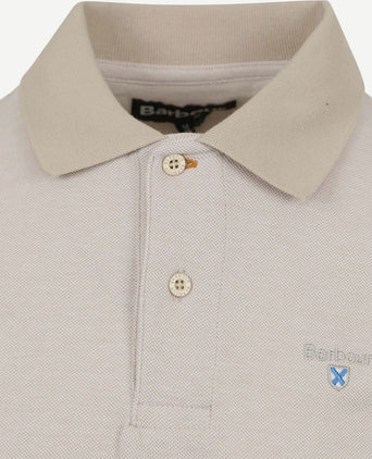 Barbour poloshirt beige