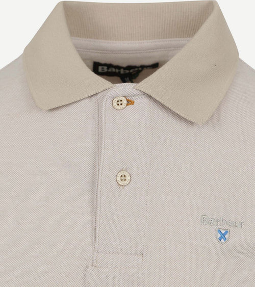Barbour poloshirt beige