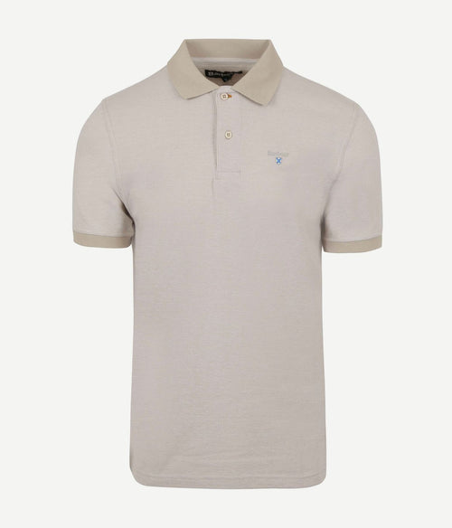 Barbour poloshirt beige