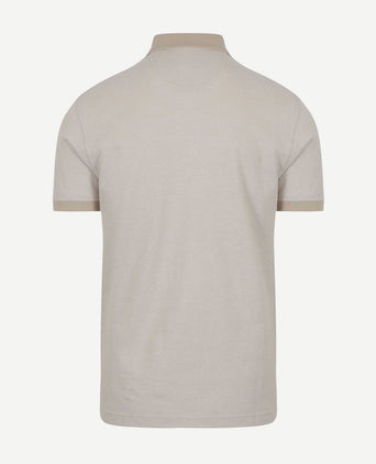 Barbour poloshirt beige